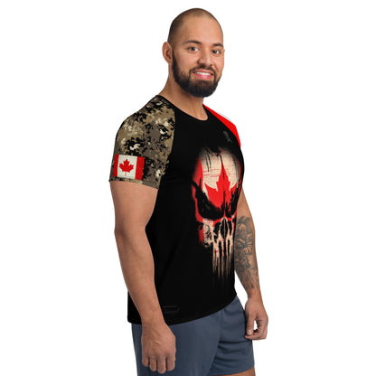 Canada Army Canadian Veteran T-Shirt Combat Military Camouflage T Shirt Regular Fit Short Sleeve Size XS-5XL Back CA16