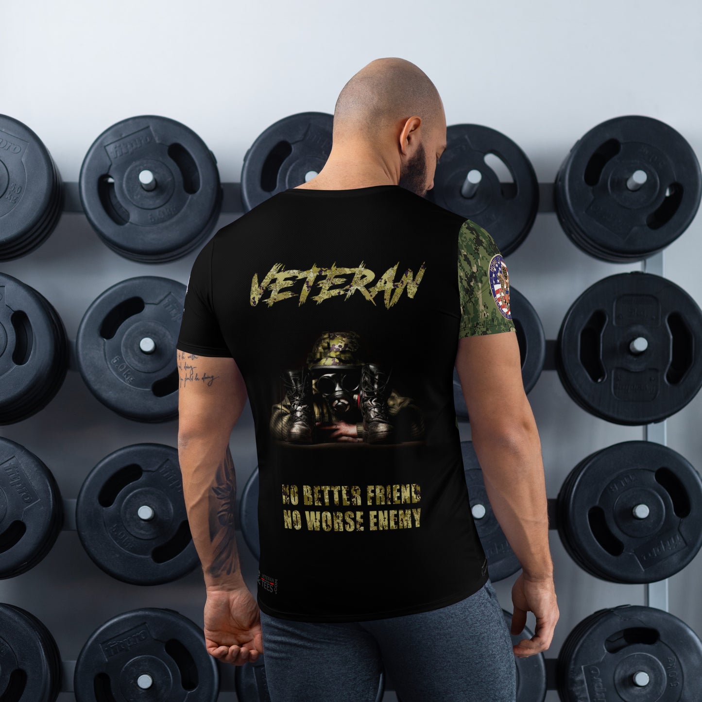 USA Army US Veteran T-Shirt Combat Military Camouflage T Shirt Short Sleeve Skull T Shirt Size XXS - 4XL Black US08